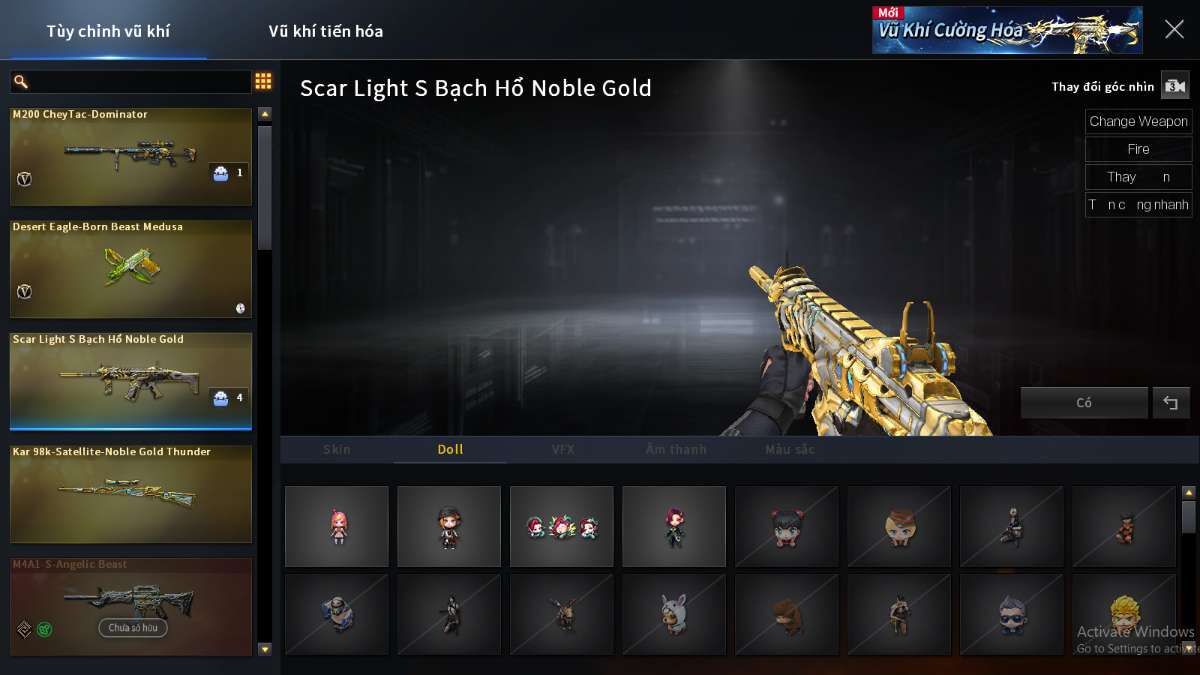 shop acc cf uy tin gia re